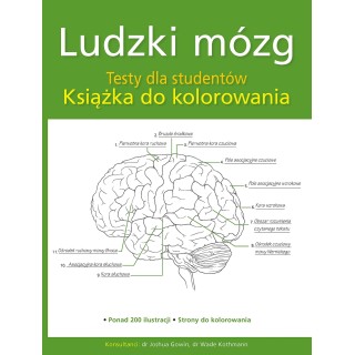 Ludzki mózg. Testy dla studentów. Książka do kolorowania