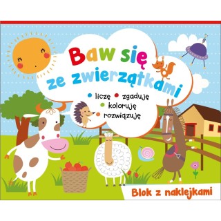 (OUTLET) Baw się ze zwierzątkami. Blok do kolorowania